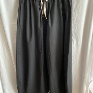 Cordera wide leg pants, black, One Size